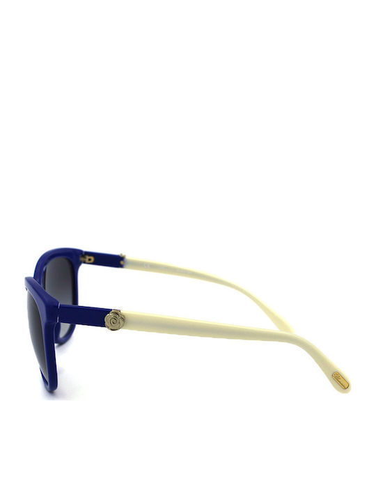 Blumarine Women's Sunglasses with Blue Plastic Frame SBM652 0D82