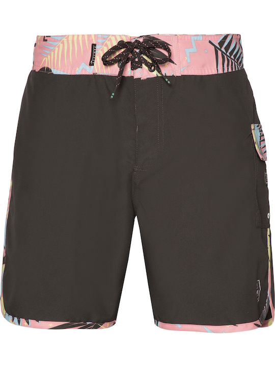 Men's Swimwear Bermuda Gray Striped