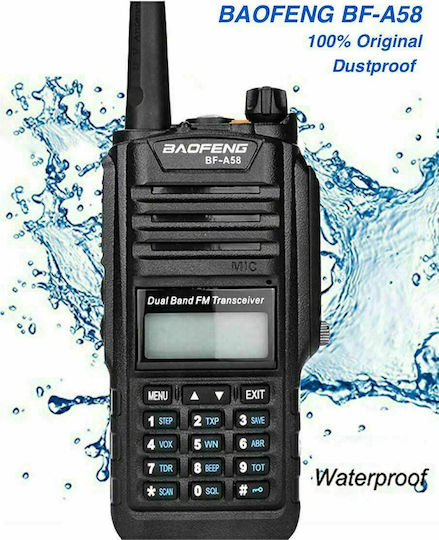 Baofeng BF-A58S Walkie Talkie 8W with Monochrome Screen