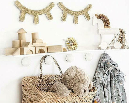 PartyDeco Kids Wall Decor Eyelashes 20x11cm
