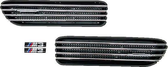 Carner Car Decorative Grill Black Color