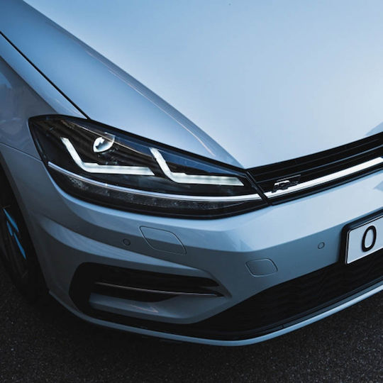Osram Μπροστινά Φανάρια Led για Volkswagen Golf VII DRL Full Led Halogen Version Black 17-19 2τμχ