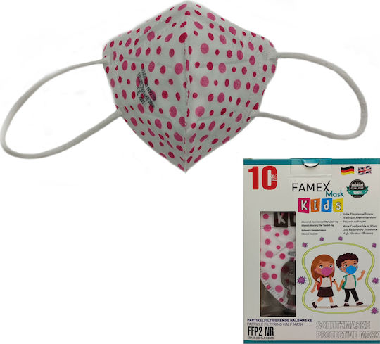 Famex Kids Mask FFP2 NR Protective Mask FFP2 Kids 10pcs