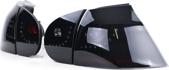 JOM Taillights Led for Volkswagen Golf mk5 (V) Black 2003-2008 2pcs