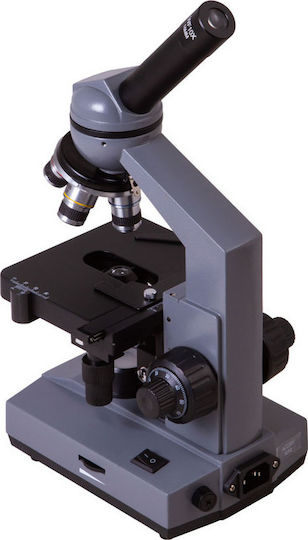 Levenhuk 320 BASE Biological Educational Monocular Microscope 40-1000x