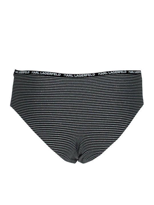 Karl Lagerfeld KL21WBT04 Bikini Slip Schwarz KL21WBT04_ONLY