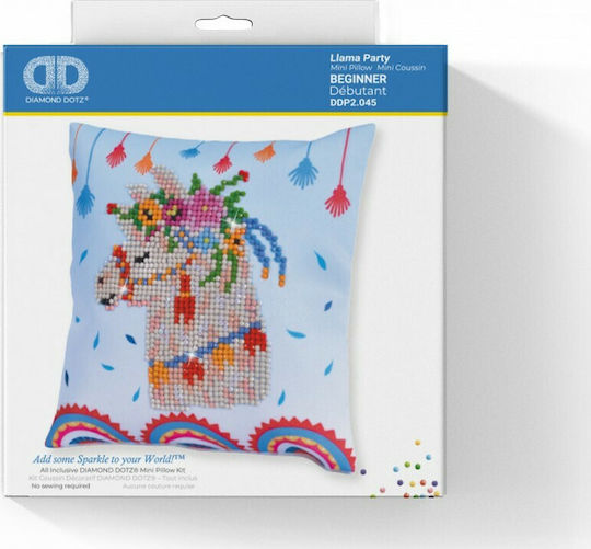 Diamond Dotz Ψηφιδωτό Mini Pillow - Llama Party