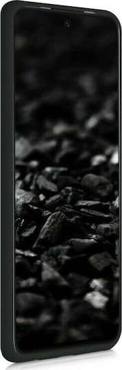 KWmobile Umschlag Rückseite Silikon Black Matte (Huawei P Smart 2021)