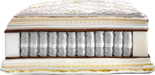 House Mat Galaxy Halbdoppelt Ergonomisches Matratze Schaum / Latex 110x200x30cm mit Aloe Vera