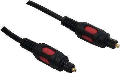 Bridgecable 1.5m TOS male Optical Cable Red