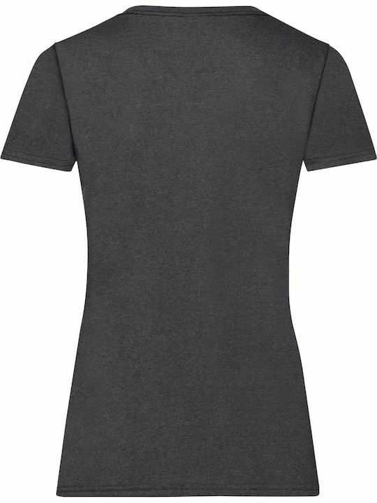 Fruit of the Loom Valueweight T Women's Short Sleeve Promotional T-Shirt Gray