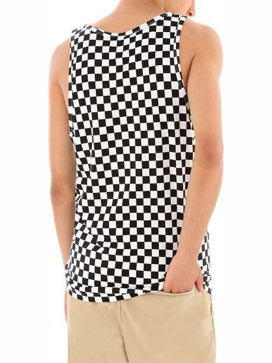 Vans Checkerboard Μπλούζα Black / White Vans Checkerboard Μπλούζα Black / White