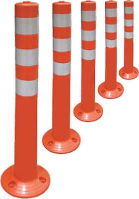 Hoppline Plastic Traffic Columns Orange H74cm 5pcs