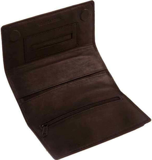 Mario Rossi Tobacco Pouch 3034 With Magnetic Clasp Brown