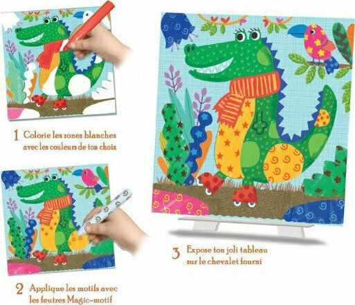 Crealign Painting Magic Markers Jungle Animals for Children 3+ years Years