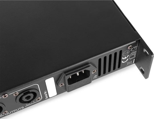 Vonyx VDA500 PA Power Amplifier 2 Channels 125W/4Ω 90W/8Ω with Cooling System Black