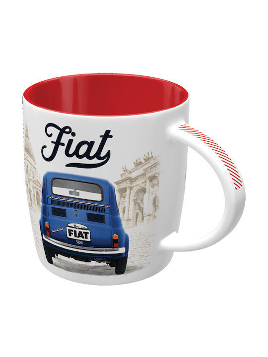 Nostalgic Art Fiat 500 – Enjoy The Good Times Ceramic Cup Multicolour