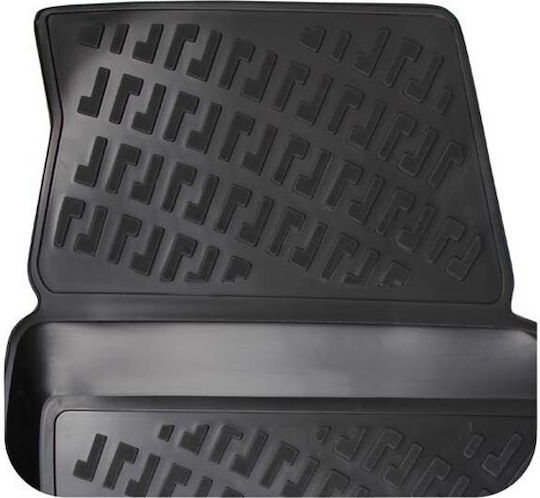 Rizline Set of Front and Rear Mats 4pcs Tray Type for Skoda Scala 2019 Black