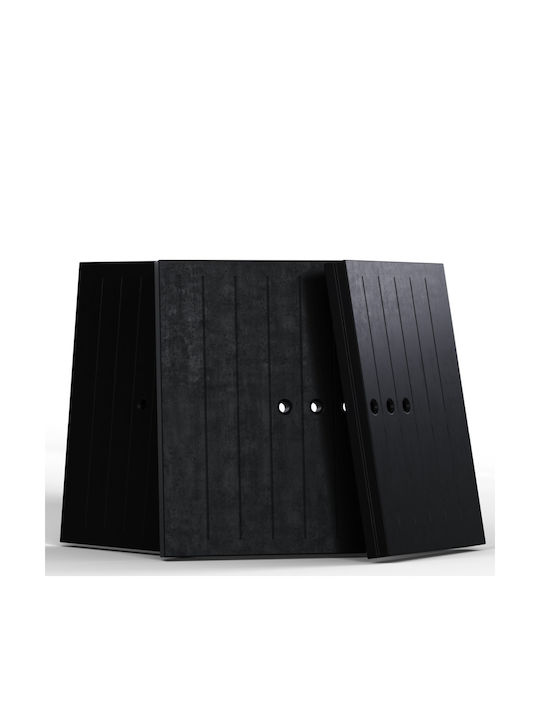 Kratki Nadia 14 P BS Guillotine Wood Fireplace Insert with Right Corner Window 14kW Black