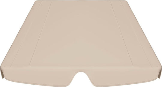 vidaXL Swing Fabric Beige with PVC Coating 1.86x2.48m