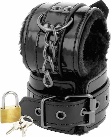 Darkness Ankle Restraints With Padlock Cătușe în Culoare Negru