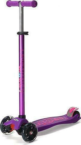 Martin Toys Kinderroller Micmax Scooter MG-03X 3-Rad für 3+ Jahre Lila