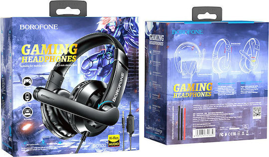 Borofone BO102 Over Ear Gaming Headset with Connection 3.5mm / USB