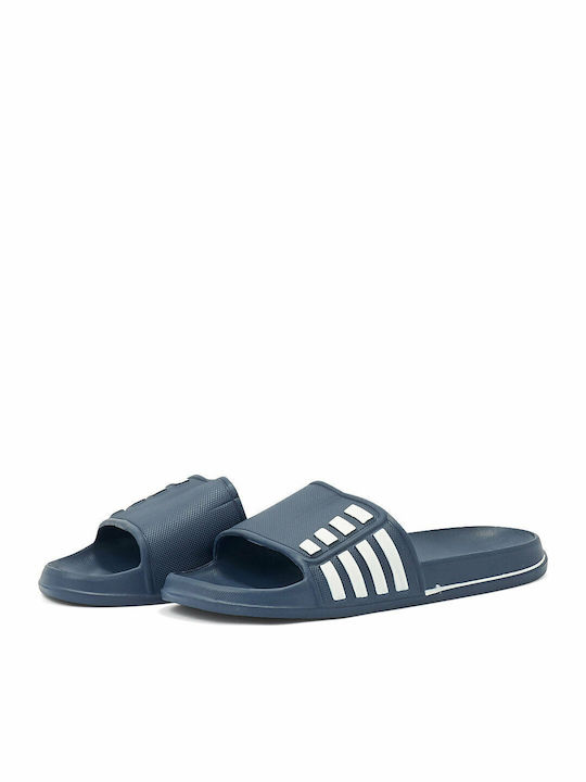 Men's Blue Slides
