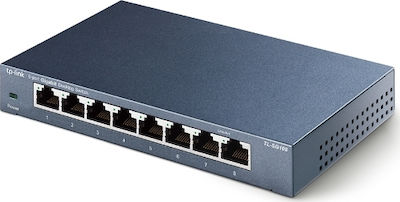 TP-LINK TL-SG108 v6 Unmanaged L2 Switch με 8 Θύρες Gigabit (1Gbps) Ethernet