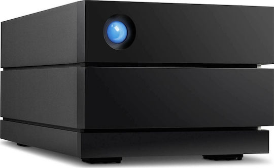 Lacie 2Big Raid USB-C Εξωτερικός HDD 36TB Multi-Bay Μαύρο