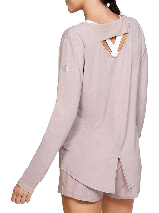 Under Armour Winter Damen Pyjama-Oberteil Rosa Recovery