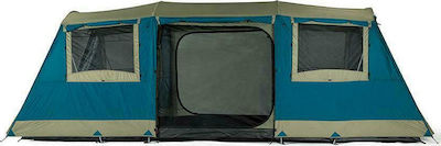 OZtrail Bungalow Dome Σκηνή Camping Τούνελ Μπλε με Διπλό Πανί 3 Εποχών για 9 Άτομα 200εκ.