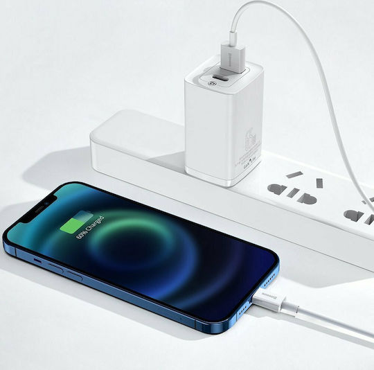 Baseus Superior Series USB-A to Lightning Cable White 2m (CALYS-C02)