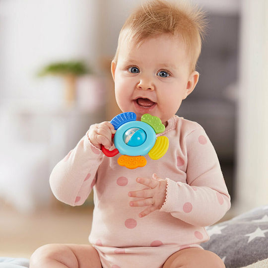 Haba Flower Plastic Teething Rattle for 0 m+