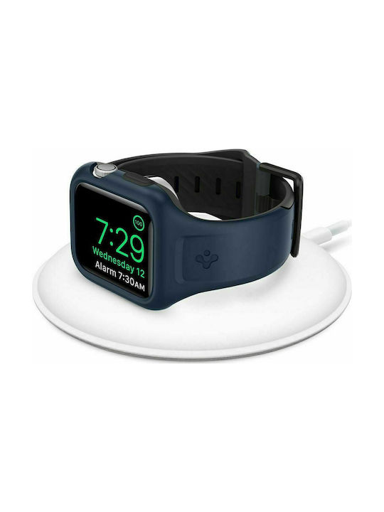 Spigen Liquid Air Pro Θήκη Σιλικόνης σε Μπλε χρώμα για το Apple Watch 44mm