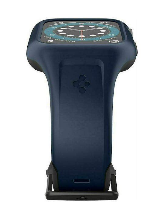 Spigen Liquid Air Pro Θήκη Σιλικόνης σε Μπλε χρώμα για το Apple Watch 44mm