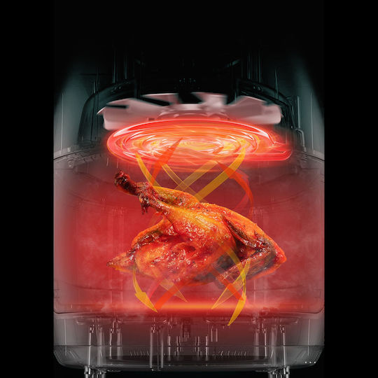 Telco Air Fryer 5.5lt Μαύρο DH-208A