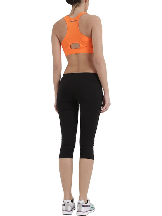 Freddy Set Women's Capri Training Leggings Black