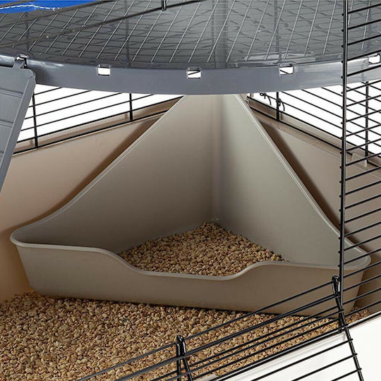Ferplast 57059814 Metal Cage for Rabbits 78x48x70cm