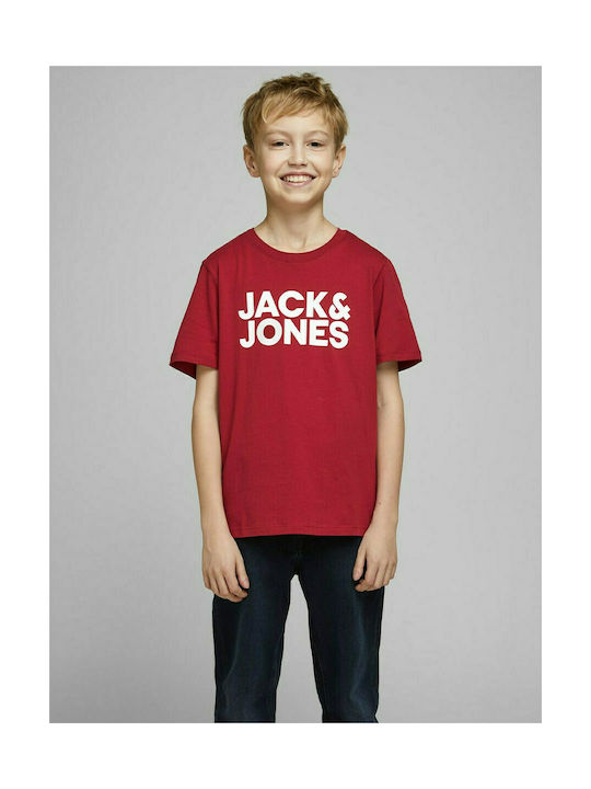 Jack & Jones Kids T-shirt Red/White T-Shirt