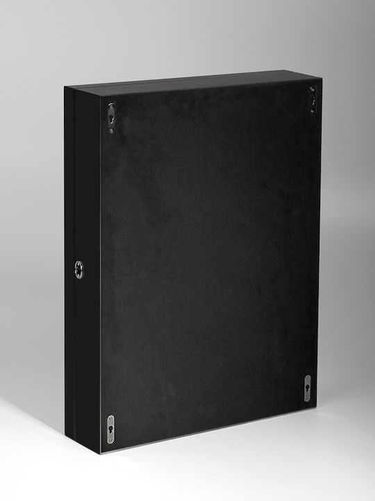 Rothenschild Wooden Case with transparent lid for 30 watches in Black color RS-1100-30BL