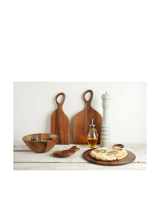 T&G Tuscany Siena Wooden Serving Platter with Handle 45x33x1.5cm