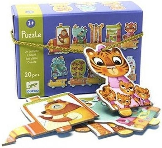 Kids Puzzle I Learn to Count for 3+ Years 20pcs Djeco