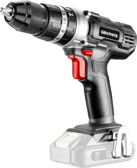 Graphite GHT-SET2 Set Screwdriver & Impact Drill Driver 18V with 2 Batteries 4Ah and Case