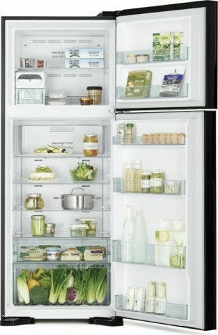 Hitachi Kühlschrank mit Doppeltür 450Es Total NoFrost H183.5xB71.5xT74cm. Inox R-V541PRU0 BSL
