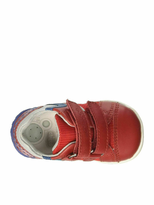 Chicco Kids Sneakers Gaspar with Scratch Red