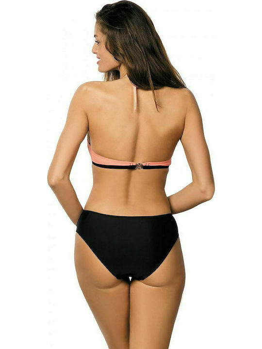 Marko Beatrix M-337 Costum de baie întreg cu decupaje și push-up Negru 56718