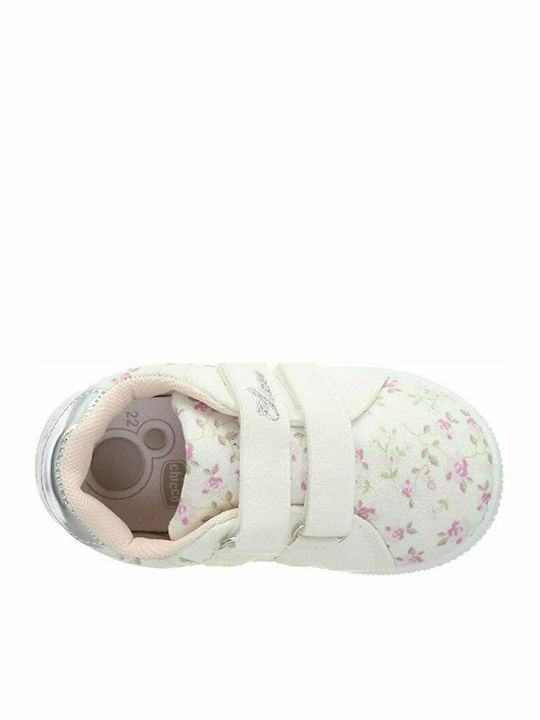 Chicco Kinder-Sneaker Flavia mit Klettverschluss Weiß