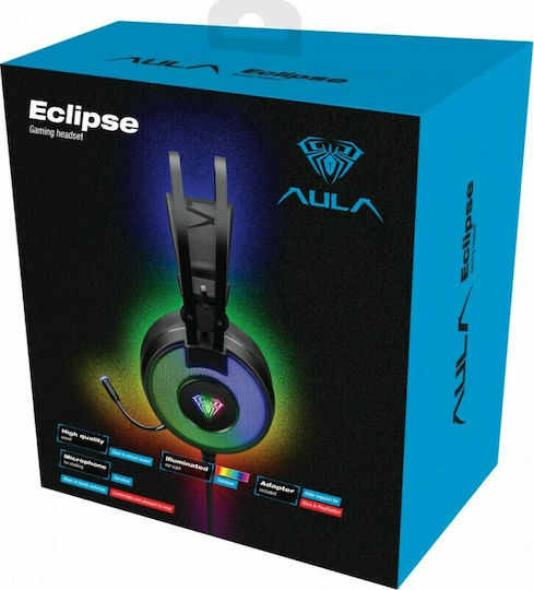 Aula Eclipse Over Ear Gaming Headset with Connection 2x3.5mm / USB