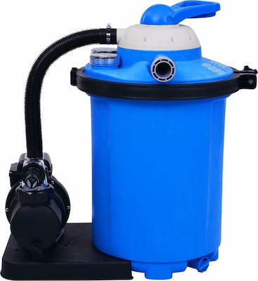 vidaXL Pompa pentru piscină de filtrare Cu o singură fază cu putere de 0.75hp și debit maxim de apă 9500 litri/oră